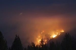 Willow Fire off Northridge Road 7-27-15 - photo by John-Mark Brix