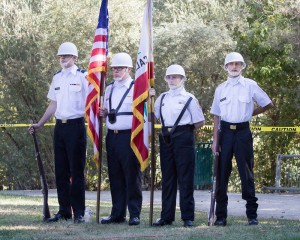 Color Guard at Patriot Day 2014 - photo by Virginia Lazar