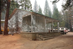 Structure protection on Rough Fire - photo SNF