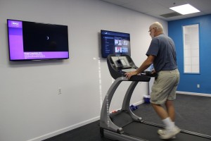 Class photo treadmill for article - courtesy Virginia Eaton