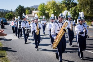 Mountain Heritage Parade YHS Band - photo by Virginia Lazar