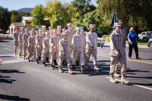 Mountain Heritage Parade YHS Cadet Corps - photo by Virginia Lazar