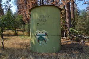Putney Ranch Camp water tank - photo by Gina Clugston