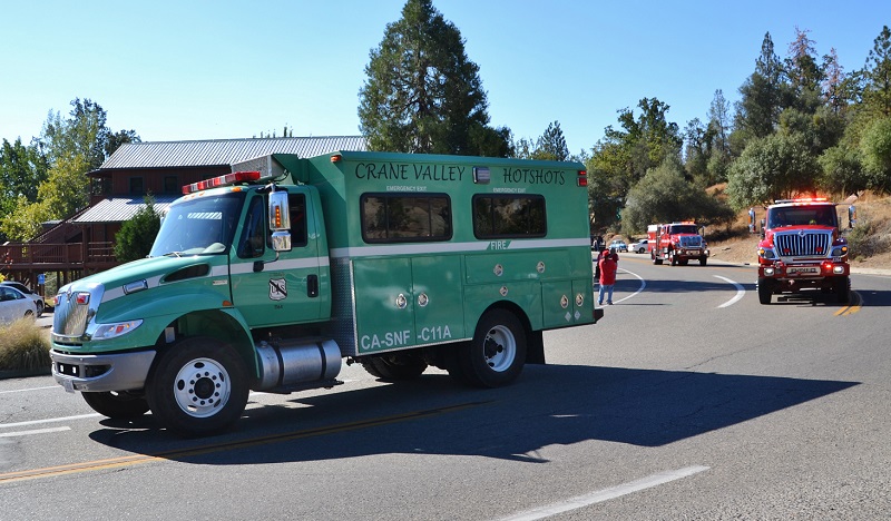 Hot Shot Wildland Fire Crew USFS California Crane Valley Hotshots Sierra Nationa 