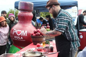 Pomegranate Festival Cooking Demo - photo courtesy of Julie Fullmer