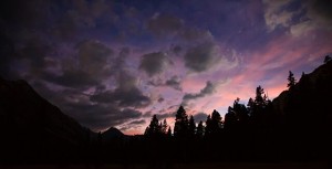 Dark Sky JMT Vidette Meadow Sunset - photo by Dark Sky Photography