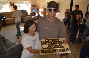 Judy and Mike Nolen share heart-felt thanks cake