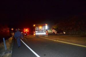 Crash scene at Highway 41 and YSP 12-7-15