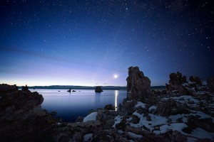Dark Sky Dec 2015 - Mono Lake Saturn rising - courtesy Dark Sky Photography
