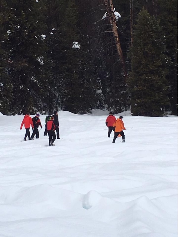 SAR snow training 4 - photo courtesy Madera Co Sheriff