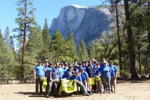 Yosemite Corporate weekend volunteers header