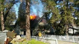 Mar 30 Oakhurst Pine Fire 5 by Gina Clugston