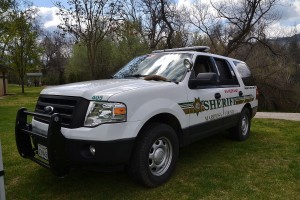 Mariposa County Sheriff's K9 Unit SUV - photo by Gina Clugston