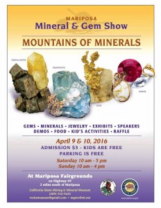 Mariposa Mineral Show2016Flyer