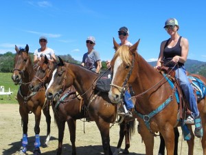 Rodeo 2016 barrel race clinic members including Michelle McLeod by Kellie Flanagan