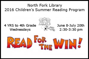 Childrens Summer Reading Program NF 2016