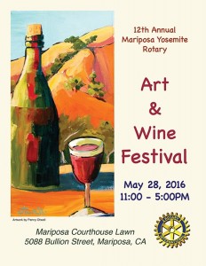 Mariposa Rotary art and wine1