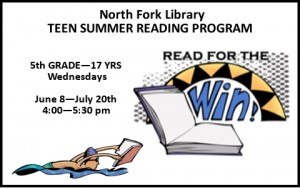 Teen Summer Reading Program NF 2016