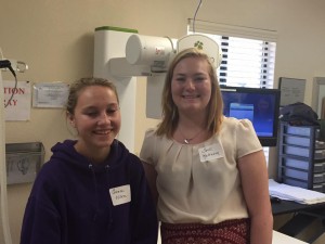 Yosemite Alt Ed job shadow day May 11 2016 With Joell Matteson and Gracie Olsen at the Vet  - Copy
