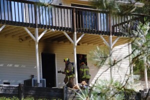 Fire burns lower level of home on Cavin Lane