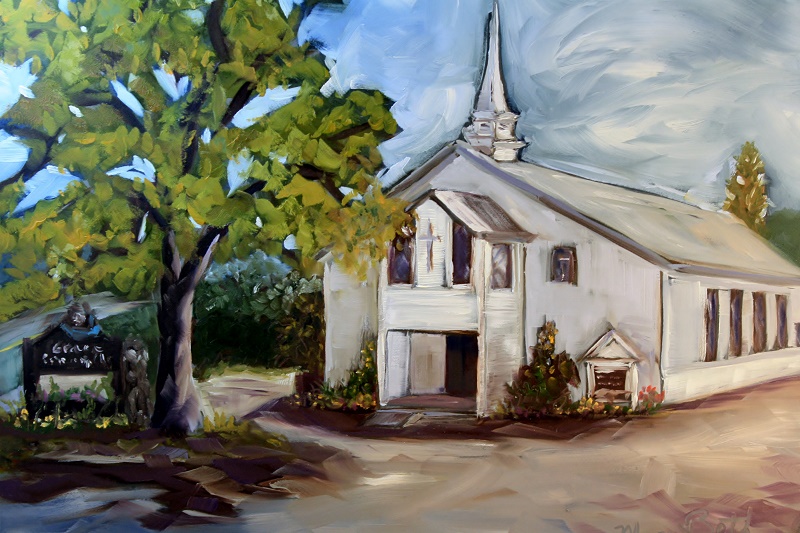 Grace Community Church Painting