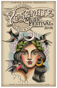 Yosemite Music Festival poster 2016