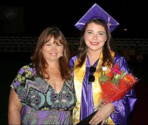 Five questions Tammi Kudra with daughter Dakota at graduation