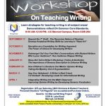UC Merced Writing Project Presents: Saturday Workshop Series 2016-2017