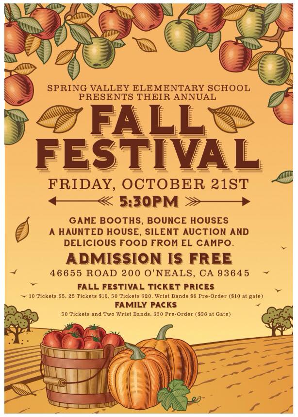 Spring Valley School Fall Festival