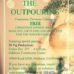 The Oakhurst Outpouring Free Christmas Dinner