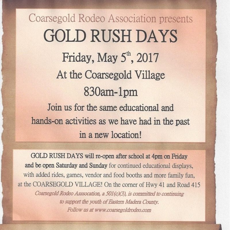 Coarsegold Gold Rush Days