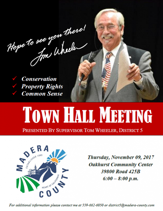 Town Hall Meeting - Oakhurst