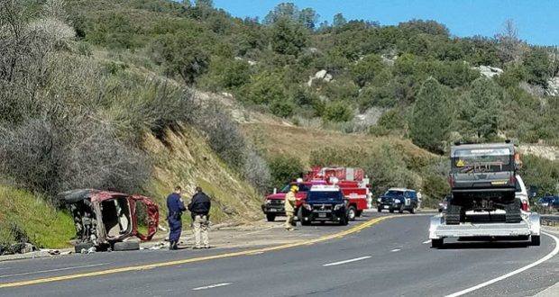 Woman Escapes Serious Injury In Solo Rollover
