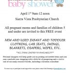 Sierra Mountain Community Baby Shower