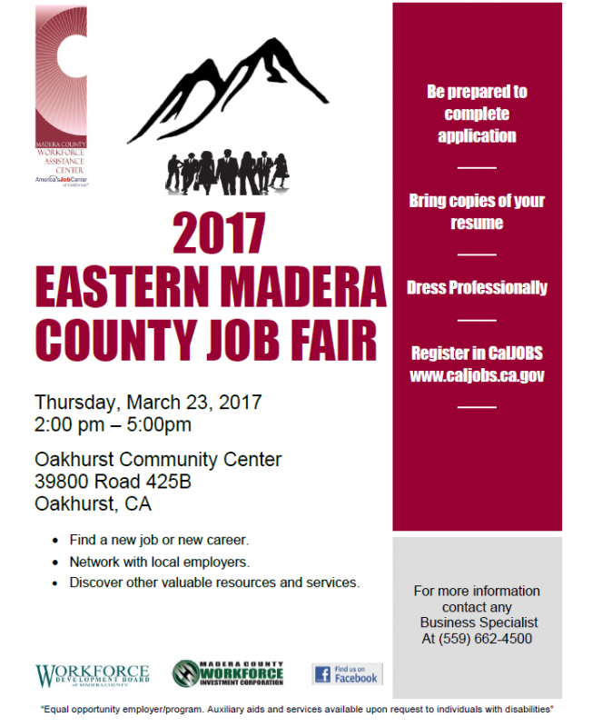 Eastern Madera County Job Fair