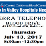Sierra Tel Blood Drive