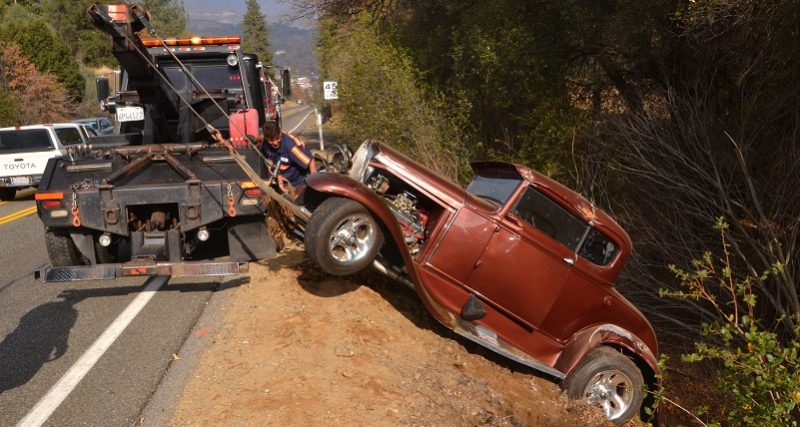 Tow Truck With 1930 Ford Model A