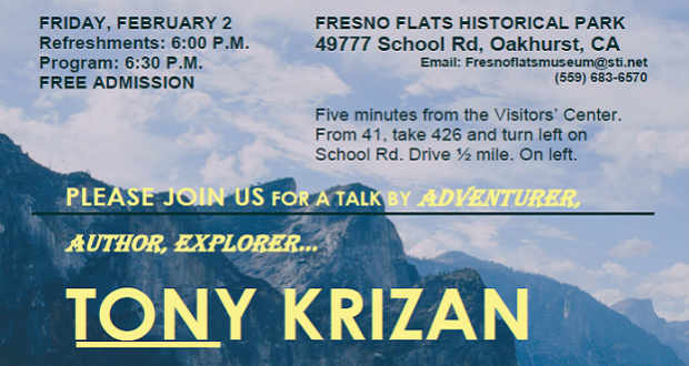 Fresno Flats First Friday Lecture Series Presents: Tony Krizan