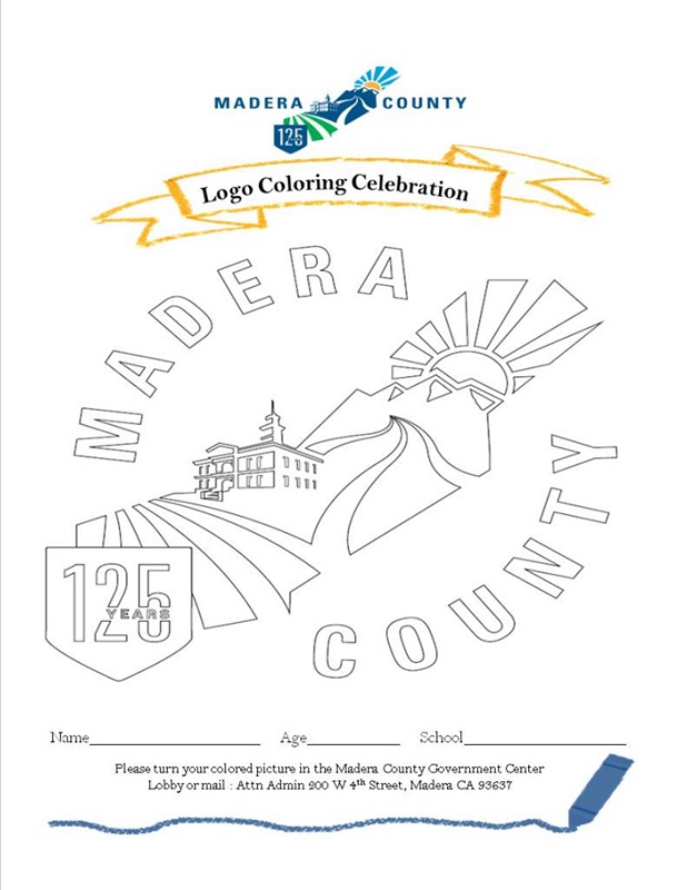 Coloring Contest For Madera County 125th Anniversary