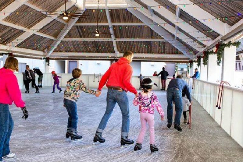 Tenaya Lodge Ice Skating Rink Opens