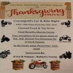 Coarsegold Thanksgiving Drive Car And Bike Night
