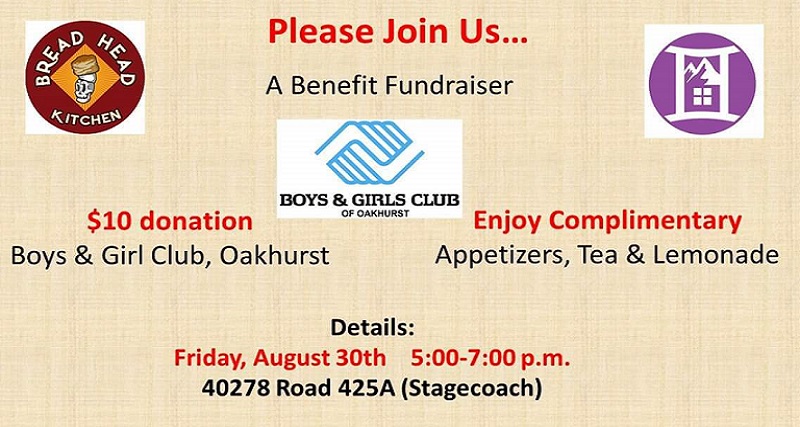 Fundraiser Benefiting Oakhurst Boys & Girls Club