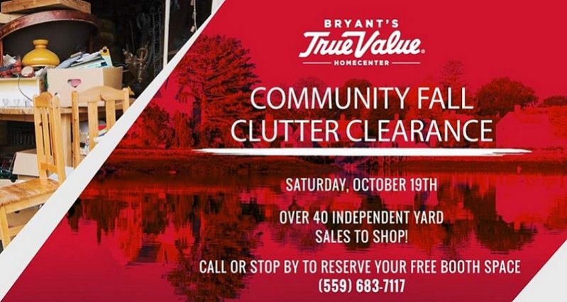 Community Fall Clutter Clearance Sales