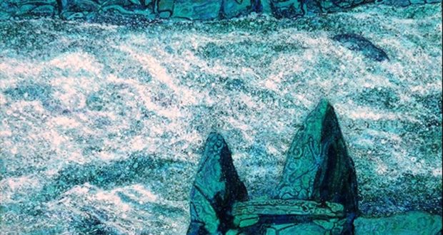 River Rock Sentinels, by Hannelore Fischer