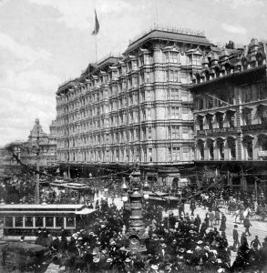 The Palace Hotel in 1875