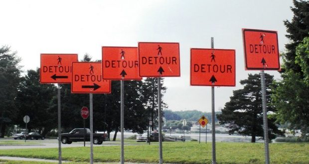 Detour alert!