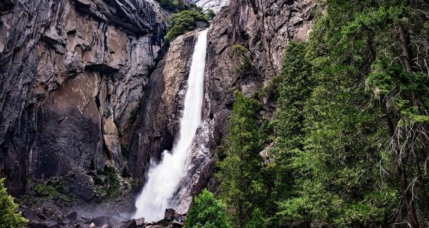 Waterfall at Yosemite National Park