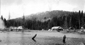 Picture of old lumber mill