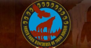 Picture of the North Fork Rancheria emblem/sign