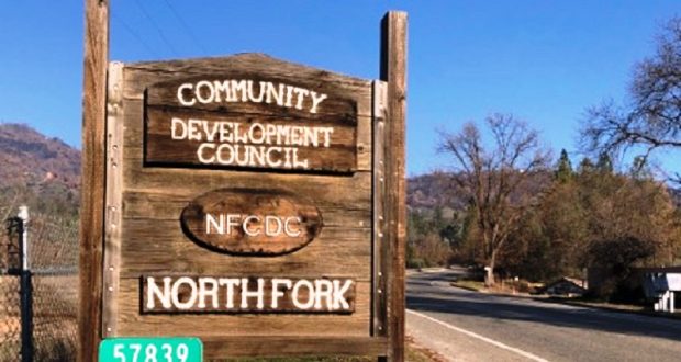 Picture of the North Fork Community Development Council sign.